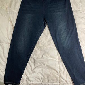 XL Soft Surroundings Jeggings Dark Blue Stretch